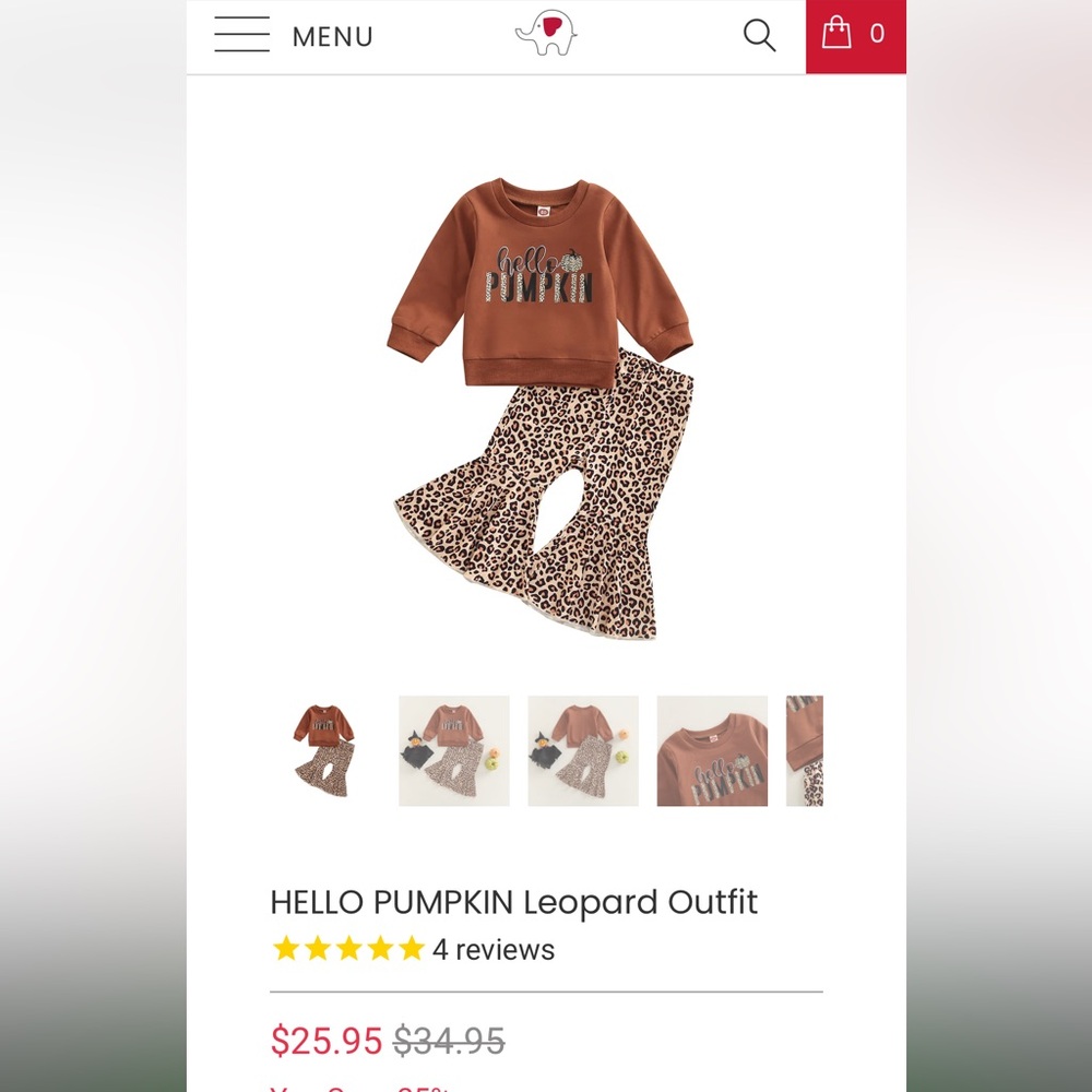 Hello Pumpkin baby girl outfit